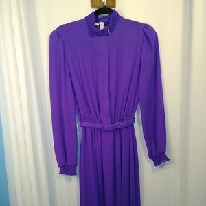 Lady Carol vintage purple dress